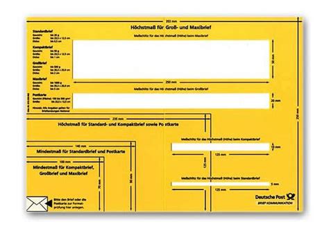 brief grössen|deutsche post briefe ab 200.